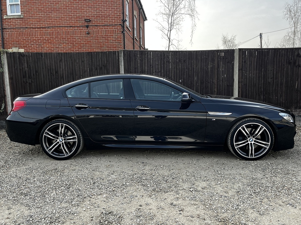 BMW 6 Series Gran Coupe 640D M Sport OW18JKE Black #6