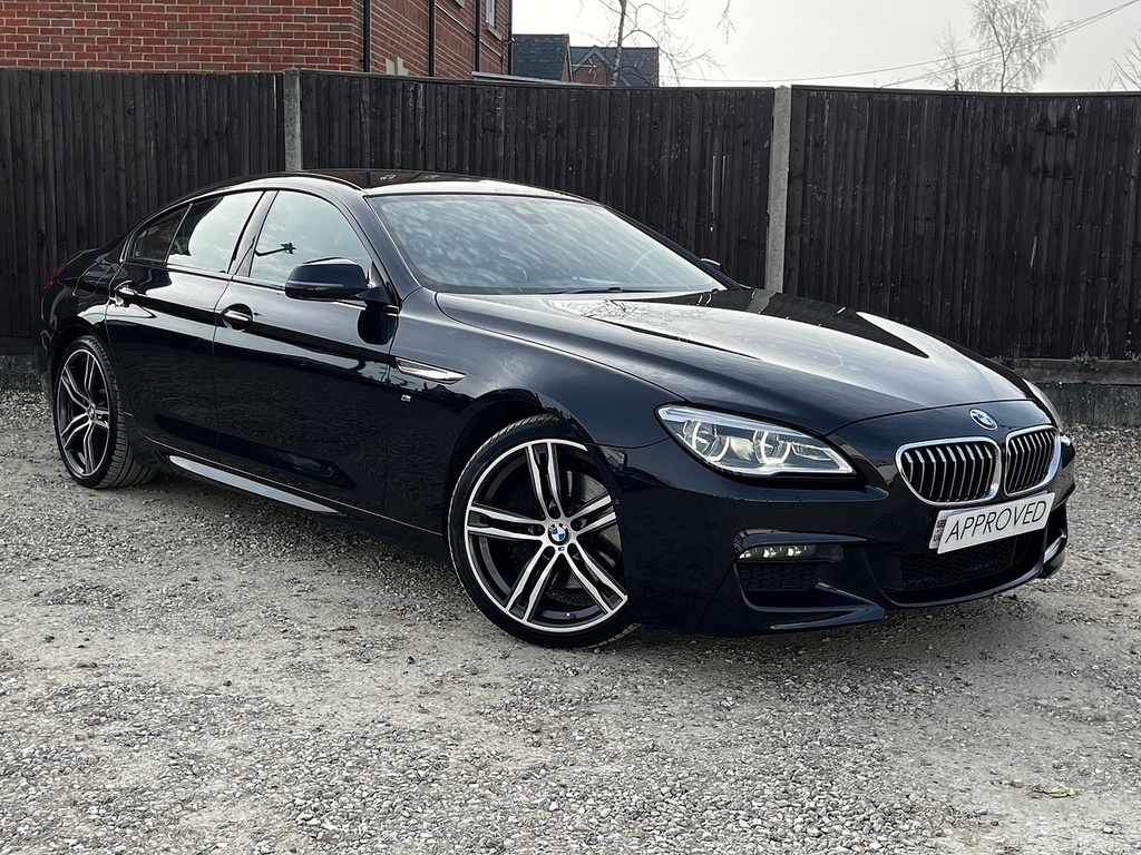 BMW 6 Series Gran Coupe 640D M Sport OW18JKE Black #2