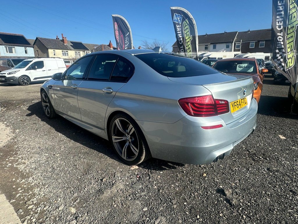BMW M5 Saloon YF64FTC Blue #3