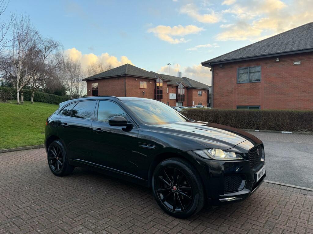Jaguar F-Pace 2.0 D180 Chequered Flag Awd Euro 6 Ss YW19SFY Black #4