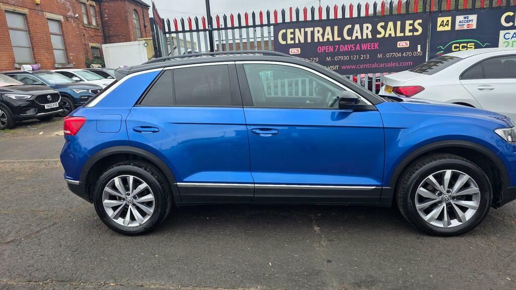 Volkswagen T-Roc 1.5 Tsi Evo Design Dsg Euro 6 Ss NV19HFJ Blue #6