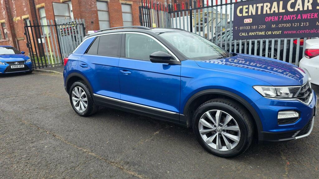 Volkswagen T-Roc 1.5 Tsi Evo Design Dsg Euro 6 Ss NV19HFJ Blue #4