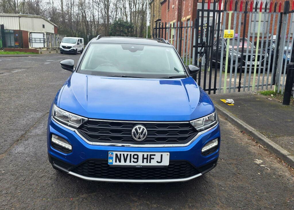 Volkswagen T-Roc 1.5 Tsi Evo Design Dsg Euro 6 Ss NV19HFJ Blue #2
