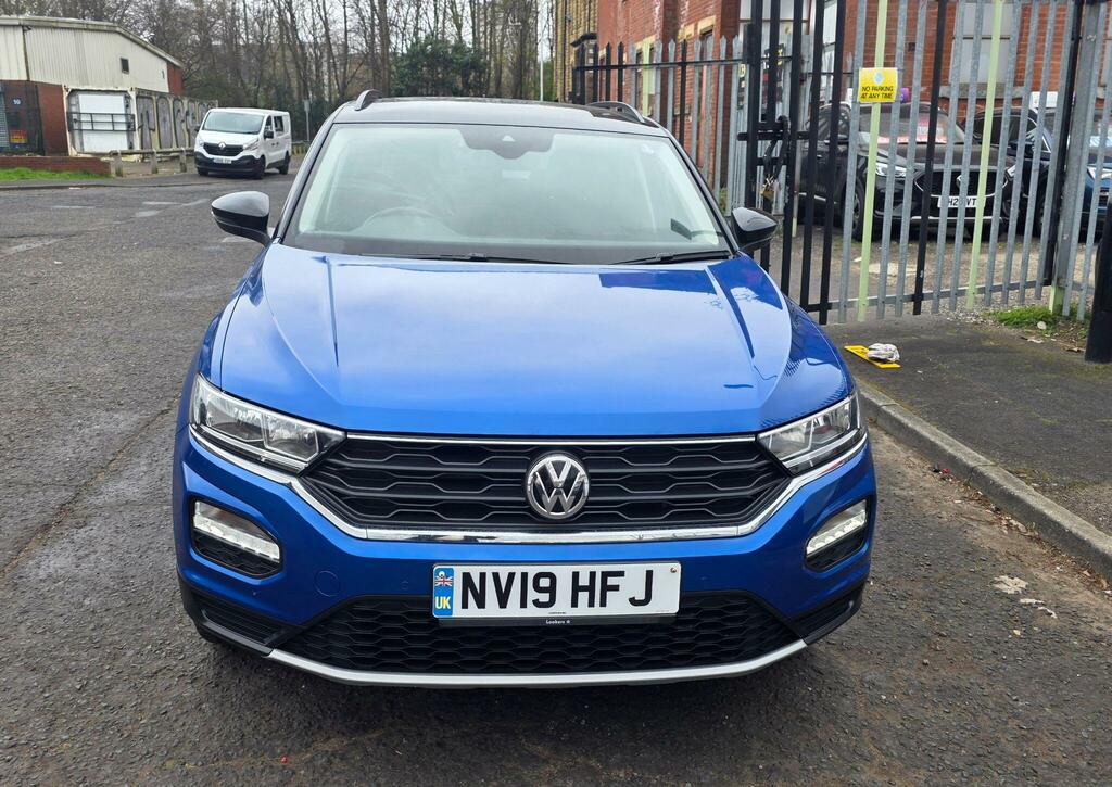 Volkswagen T-Roc 1.5 Tsi Evo Design Dsg Euro 6 Ss NV19HFJ Blue #3
