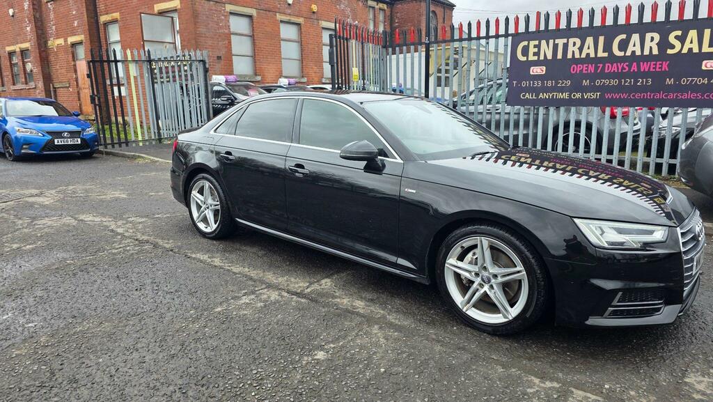 Audi A4 2.0 Tdi Ultra S Line S Tronic Euro 6 Ss WM17OUV Black #4