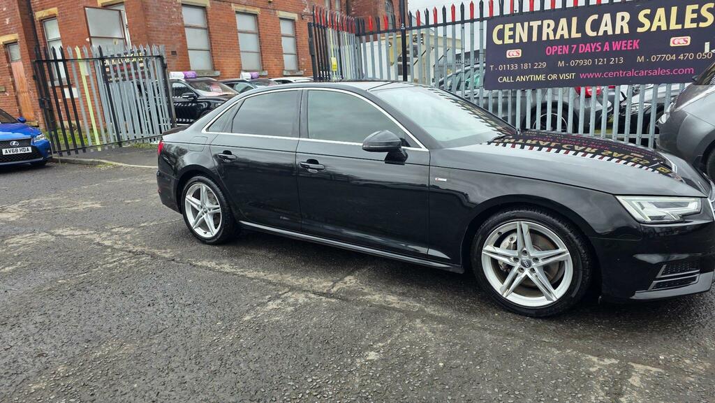 Audi A4 2.0 Tdi Ultra S Line S Tronic Euro 6 Ss WM17OUV Black #5