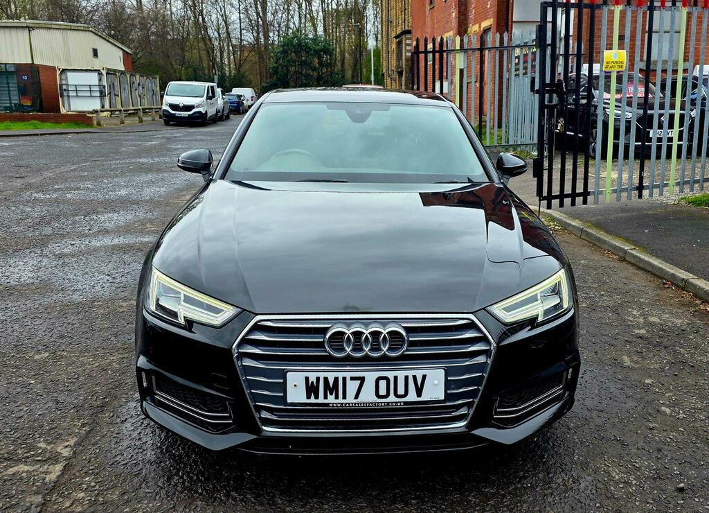 Audi A4 2.0 Tdi Ultra S Line S Tronic Euro 6 Ss WM17OUV Black #3