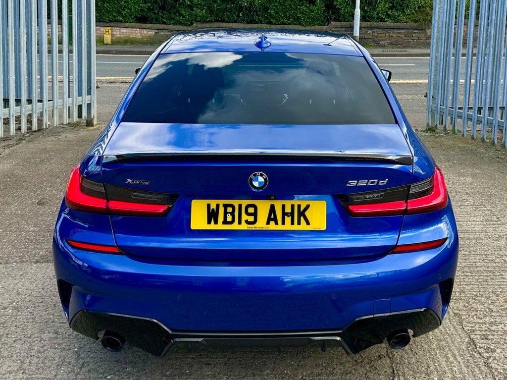 BMW 3 Series 2.0 320D M Sport Saloon Xdrive Eur WB19AHK Blue #6