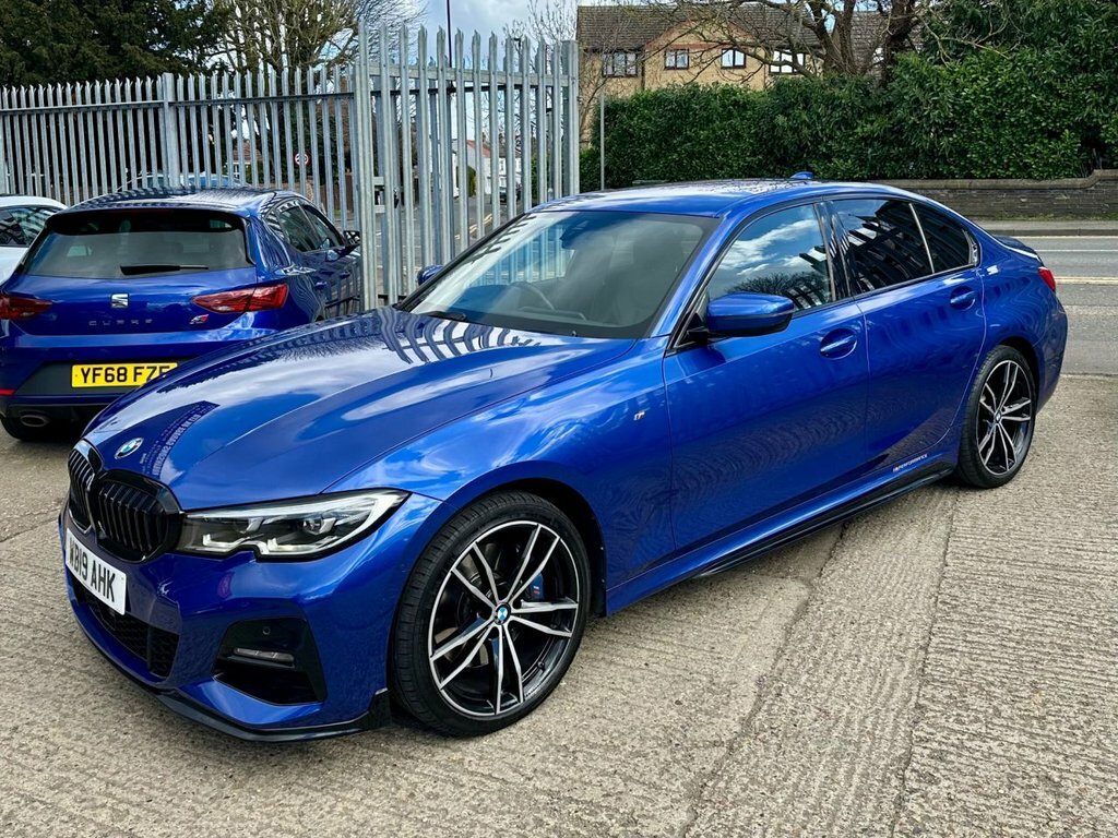 BMW 3 Series 2.0 320D M Sport Saloon Xdrive Eur WB19AHK Blue #3