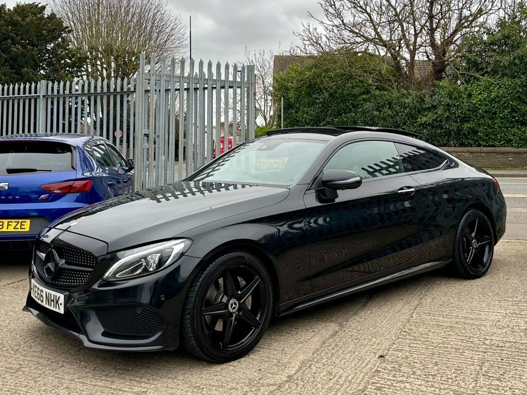 Mercedes-Benz C Class 2.1 C220d Amg Line Premium Plus Coupe KE66NHK Black #3