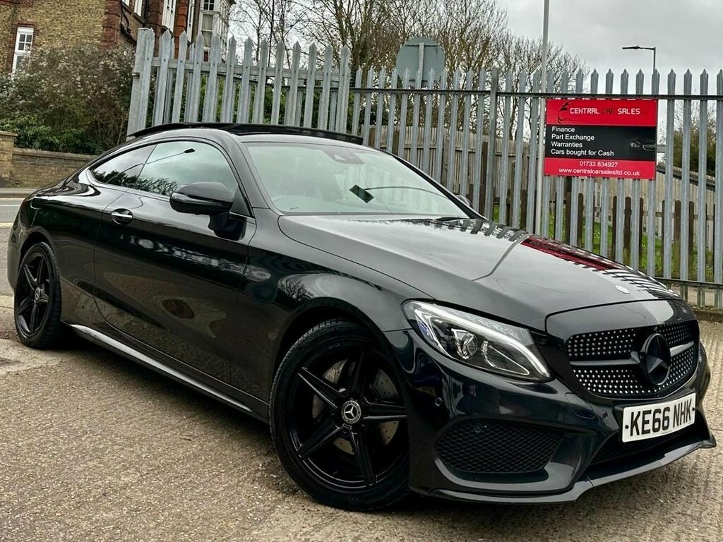 Mercedes-Benz C Class 2.1 C220d Amg Line Premium Plus Coupe KE66NHK Black