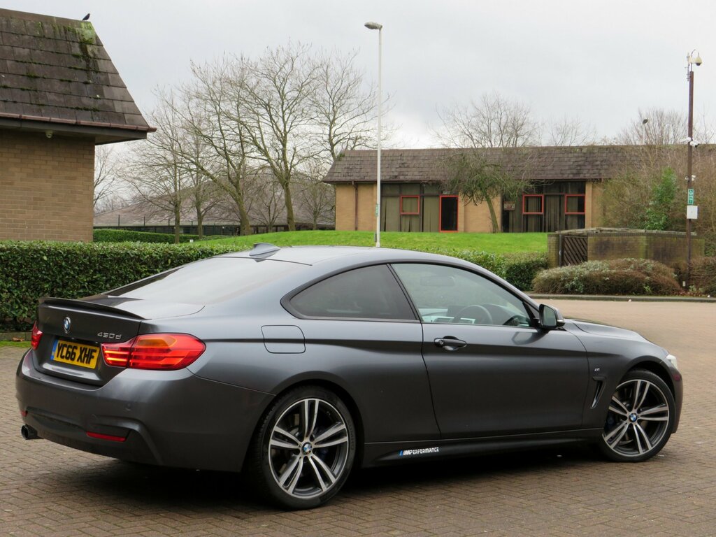 BMW 4 Series Gran Coupe 3.0 430D M Sport Coupe Euro 6 Ss YC66XHF Grey #3