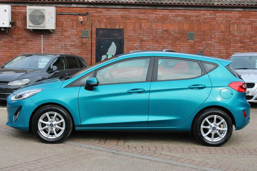 Ford Fiesta Hatchback 1.0T Ecoboost Zetec Euro 6 Ss WK68HZX Blue #5
