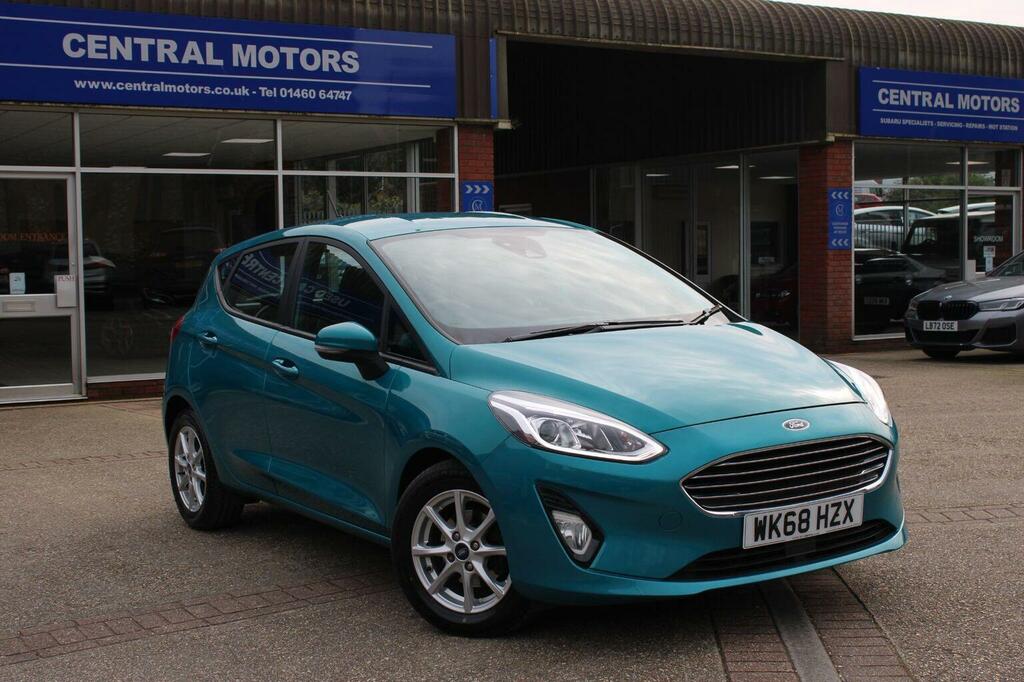 Ford Fiesta Hatchback 1.0T Ecoboost Zetec Euro 6 Ss WK68HZX Blue #2