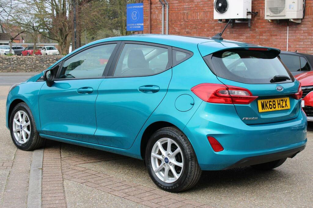 Ford Fiesta Hatchback 1.0T Ecoboost Zetec Euro 6 Ss WK68HZX Blue #6