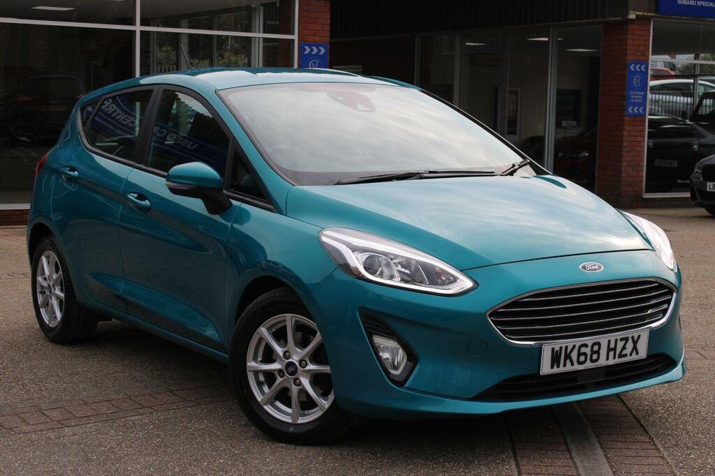 Ford Fiesta Hatchback 1.0T Ecoboost Zetec Euro 6 Ss Blue