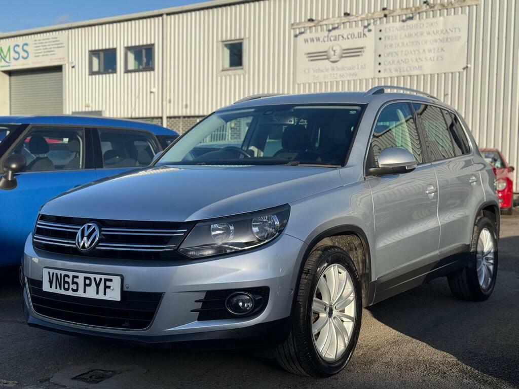 Volkswagen Tiguan 2.0 Tdi Bluemotion Tech Match Edition Suv VN65PYF Silver #2