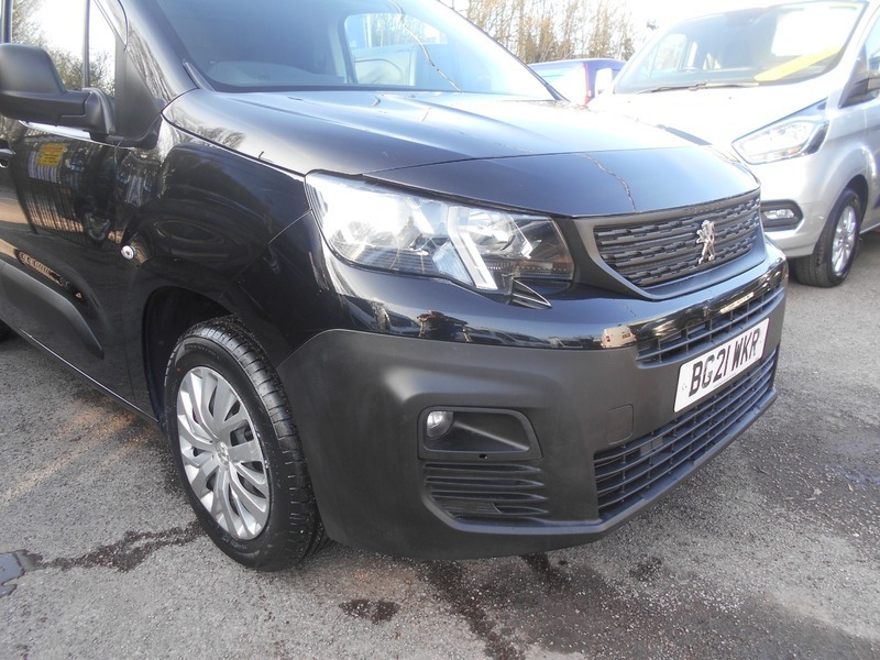 Peugeot Partner 2021 Bluehdi Professional L1 BG21WKR Black #5