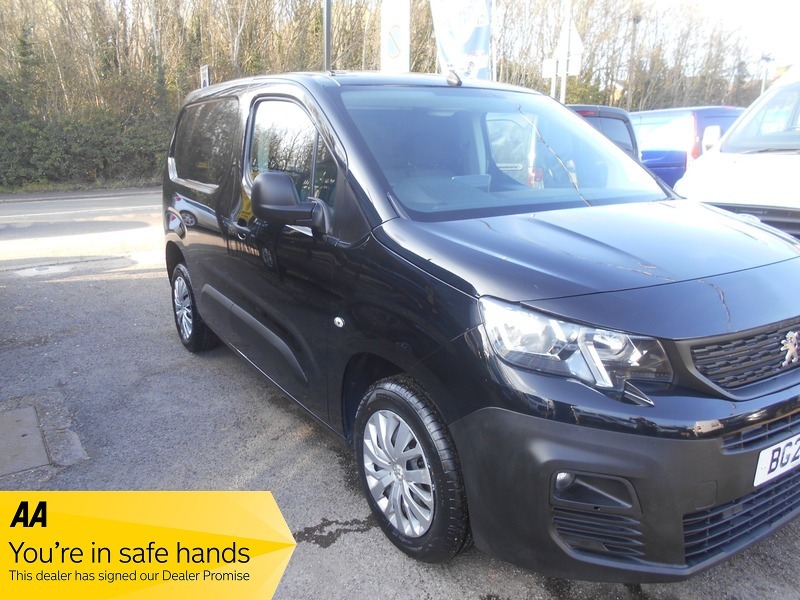 Peugeot Partner 2021 Bluehdi Professional L1 BG21WKR Black #2