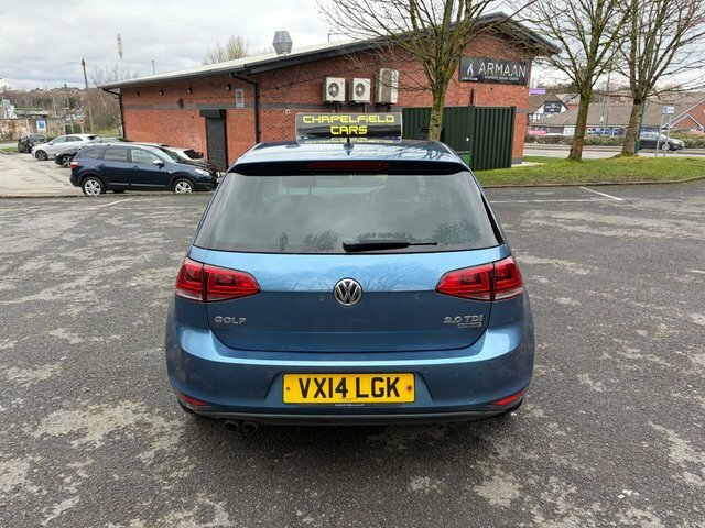Volkswagen Golf 2014 2.0 Tdi Bluemotion Tech Gt Hatchback Dies VX14LGK Blue #4
