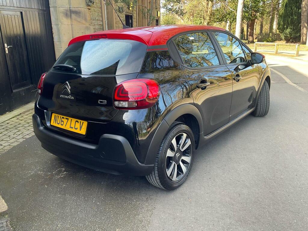Citroen C3 1.2 Puretech Feel Euro 6 NU67LCV Black #2