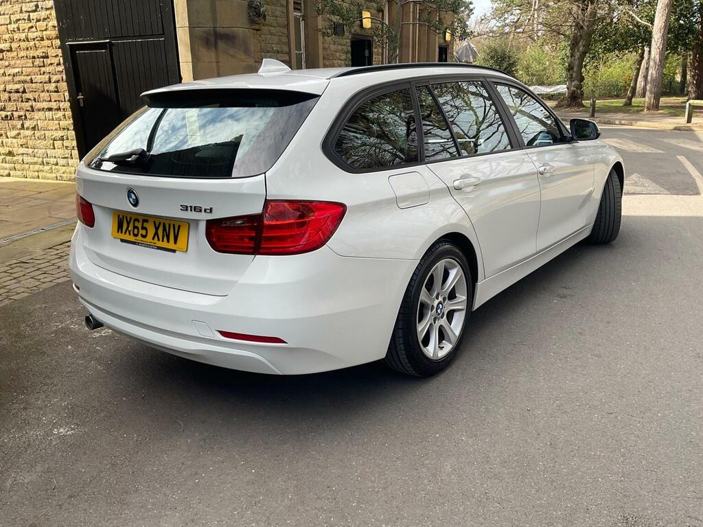 BMW 3 Series 2.0 316D Es Touring Euro 6 Ss WX65XNV White #2