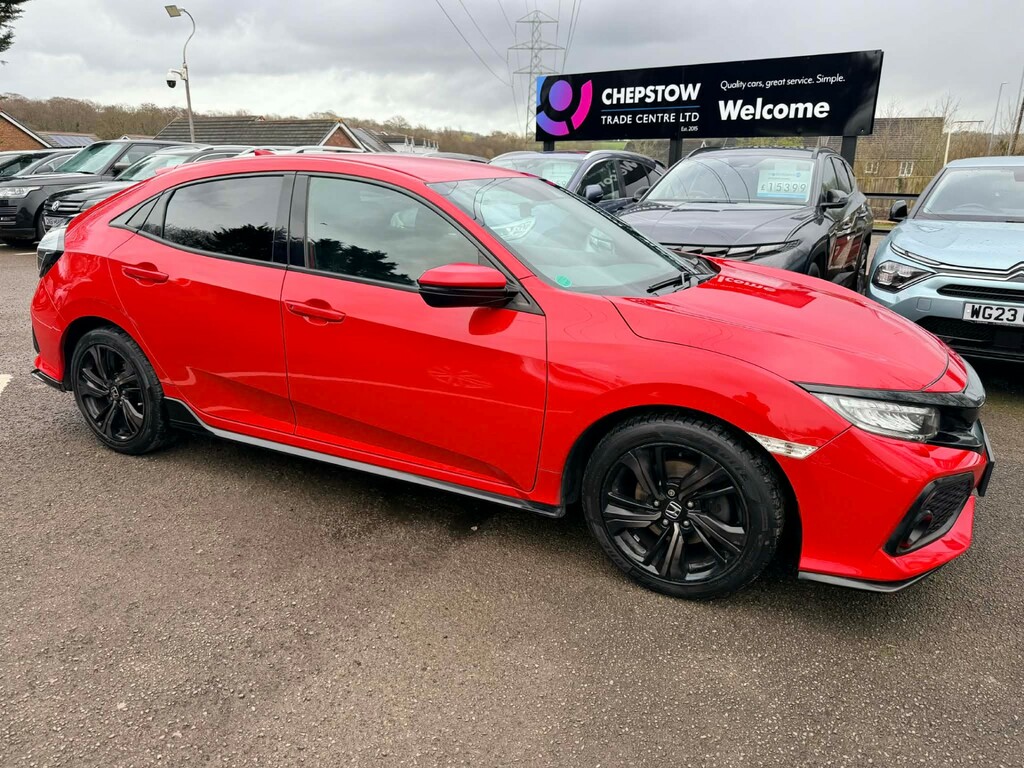 Honda Civic 1.5 Vtec Turbo Gpf Sport Hatchback Manu Red