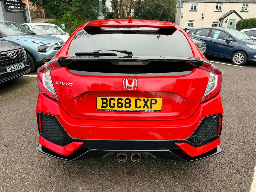Honda Civic 1.5 Vtec Turbo Gpf Sport Hatchback Manu BG68CXP Red #3