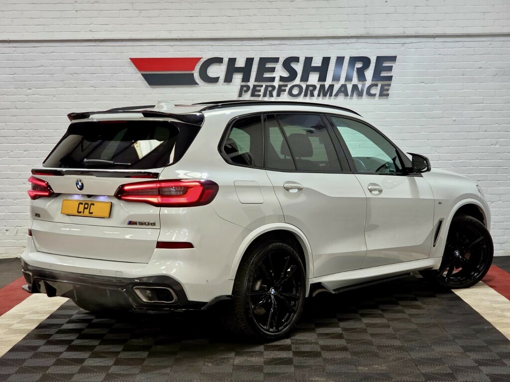 BMW X5 Suv 3.0 X5 M50d - 1 Ownerskyloungepanroofco WR70DWX White #4