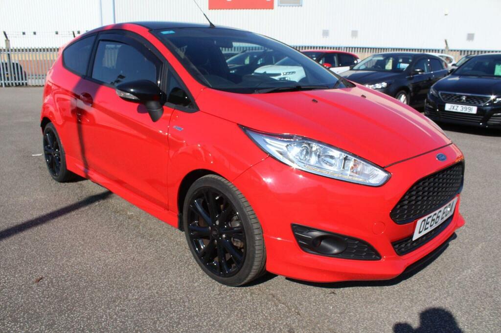 Ford Fiesta Hatchback 1.0T Ecoboost St-line Euro 6 Ss OE66EOA Red #3