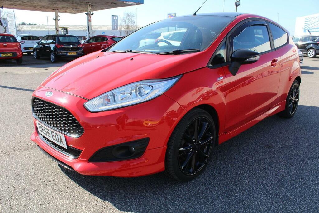 Ford Fiesta Hatchback 1.0T Ecoboost St-line Euro 6 Ss OE66EOA Red #5