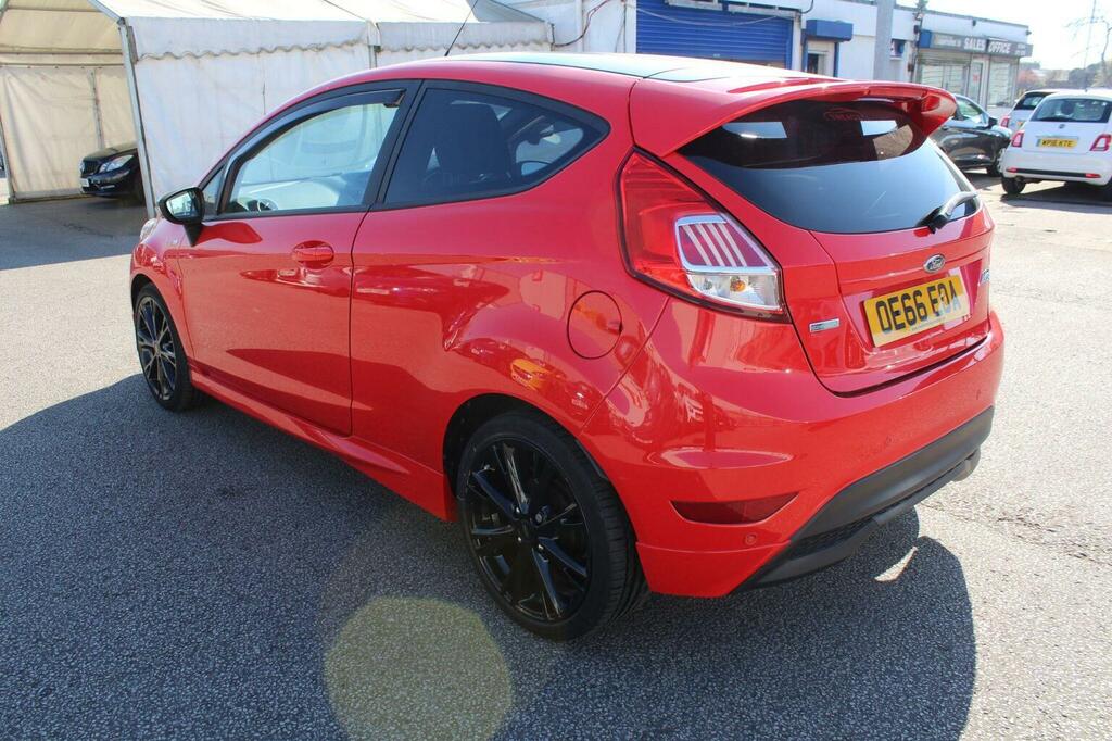 Ford Fiesta Hatchback 1.0T Ecoboost St-line Euro 6 Ss OE66EOA Red #4