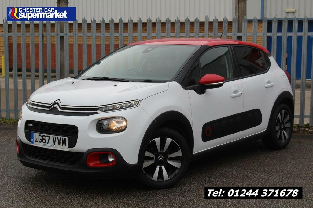 Citroen C3 Hatchback 1.2 Puretech Flair Euro 6 201767 White