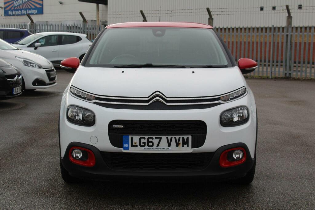 Citroen C3 Hatchback 1.2 Puretech Flair Euro 6 201767 LG67VVM White #5