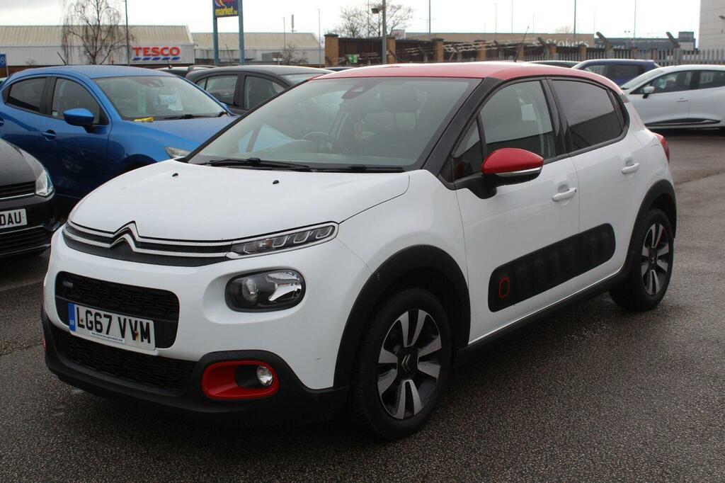 Citroen C3 Hatchback 1.2 Puretech Flair Euro 6 201767 LG67VVM White #6