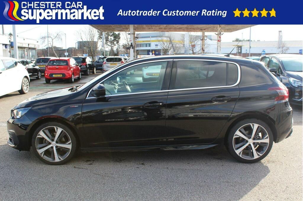 Peugeot 308 Hatchback 1.5 Bluehdi Gt Line Euro 6 Ss 20 JXZ3991 Black #2