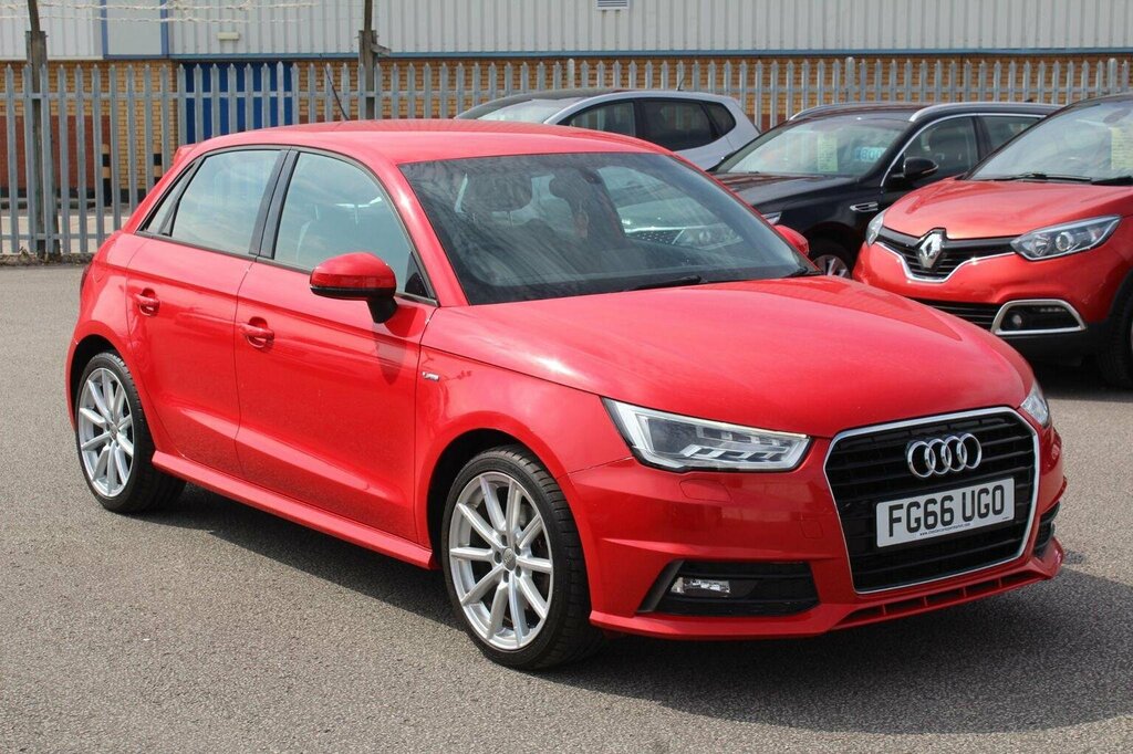 Audi A1 Hatchback 1.4 Tfsi S Line Sportback Euro 6 Ss 5 FG66UGO Red #3