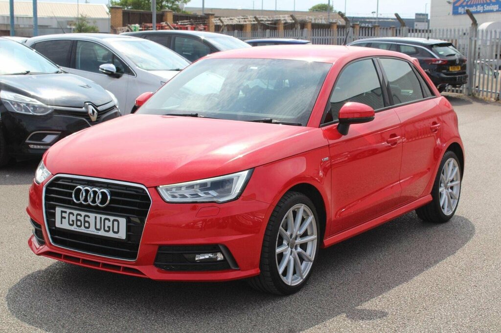 Audi A1 Hatchback 1.4 Tfsi S Line Sportback Euro 6 Ss 5 FG66UGO Red #6