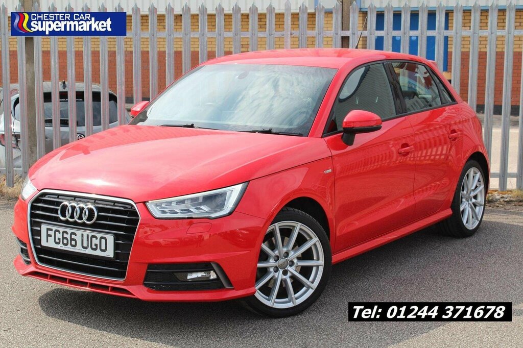 Audi A1 Hatchback 1.4 Tfsi S Line Sportback Euro 6 Ss 5 Red