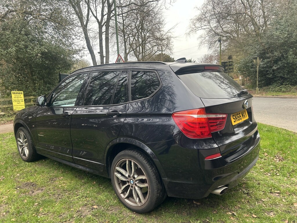 BMW X3 2.0 X3 Xdrive20d M Sport SK66MXV Black #6