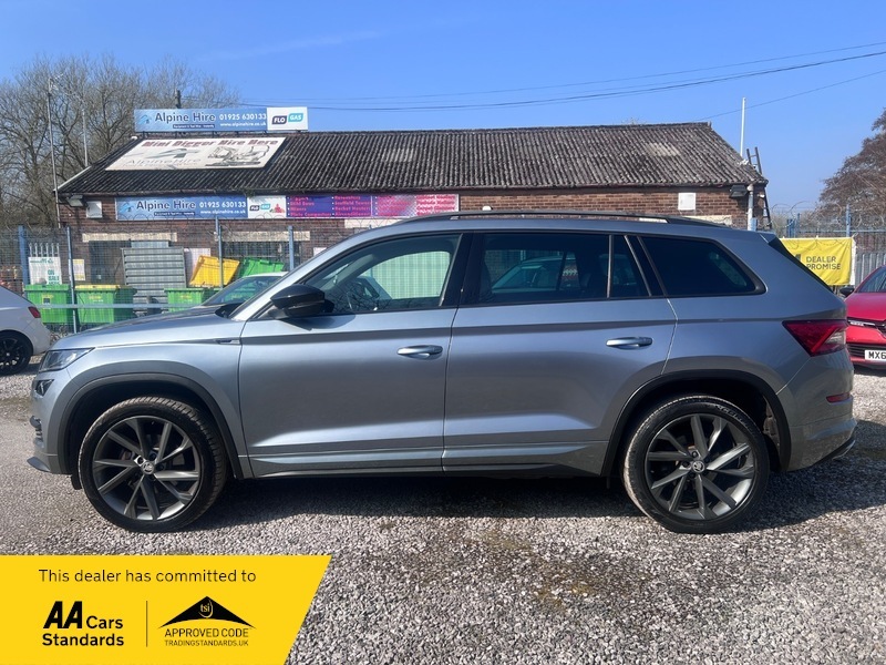 Skoda Kodiaq 2.0 Tdi Sportline Suv AJ18VHR Grey #4