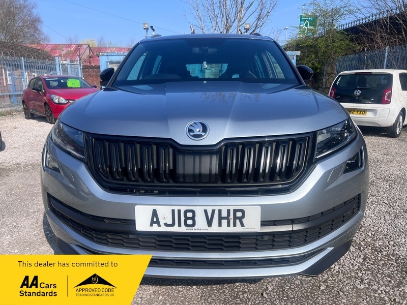 Skoda Kodiaq 2.0 Tdi Sportline Suv AJ18VHR Grey #2
