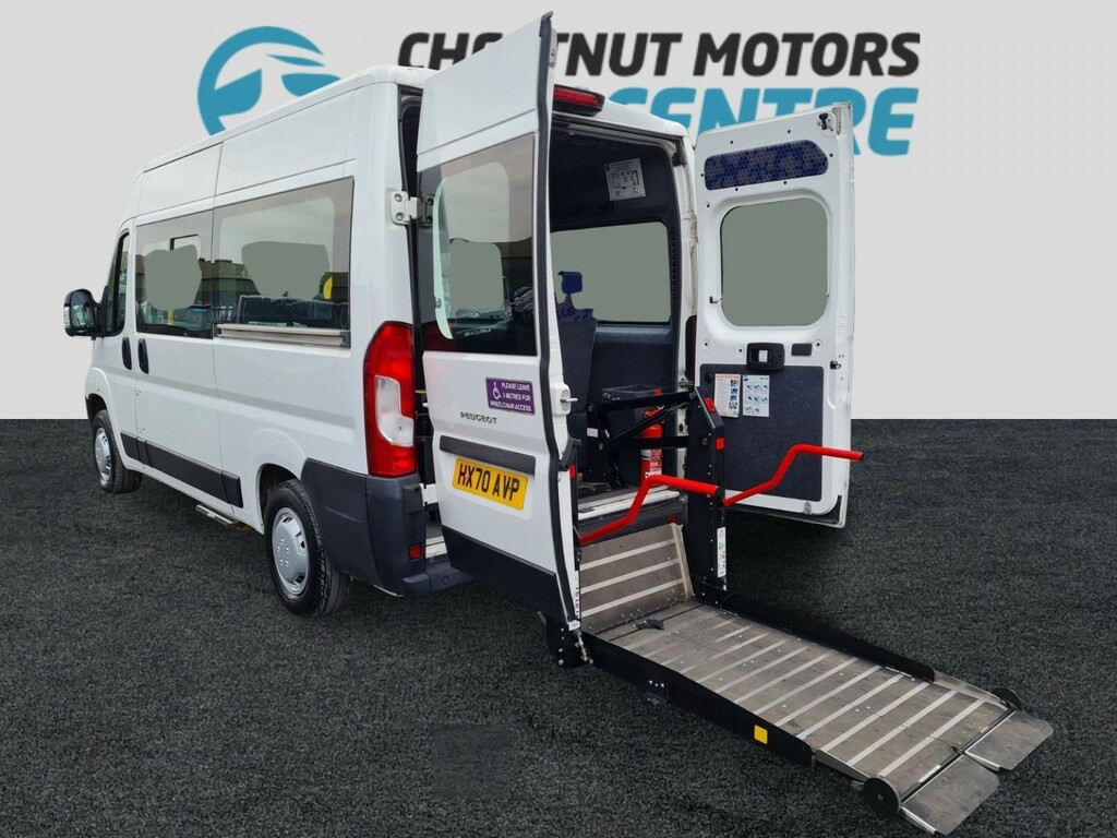 Peugeot Boxer Wheelchair Accessible Vehicle Wav Wheelchair Acces White