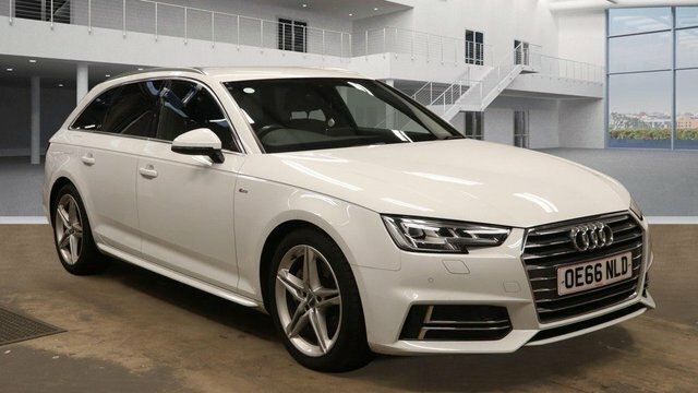 Audi A4 Avant 2017 2.0 Tdi Ultra S Line Estate White