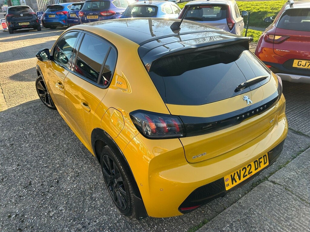Peugeot 208 1.2 Puretech Gt Premium Eat Euro 6 Ss KV22DFD Yellow #6