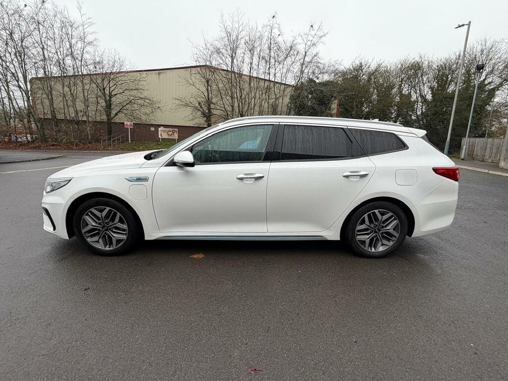 Kia Optima 2.0 Gdi Phev White #5