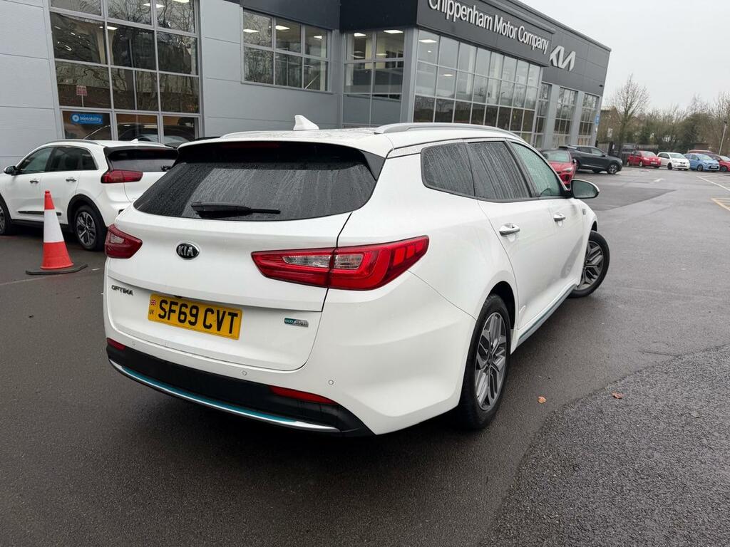 Kia Optima 2.0 Gdi Phev White #4