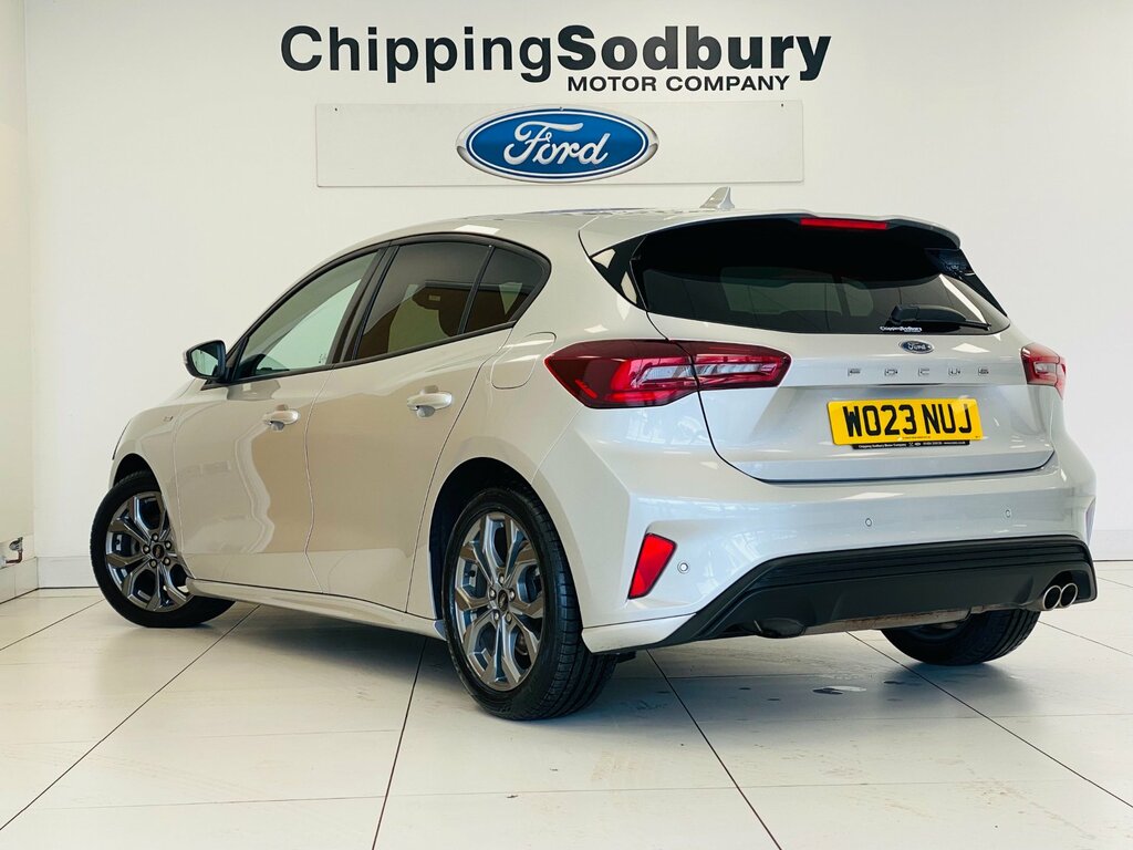 Ford Focus Ecoboost St-line Hatchback Euro WO23NUJ Silver #2