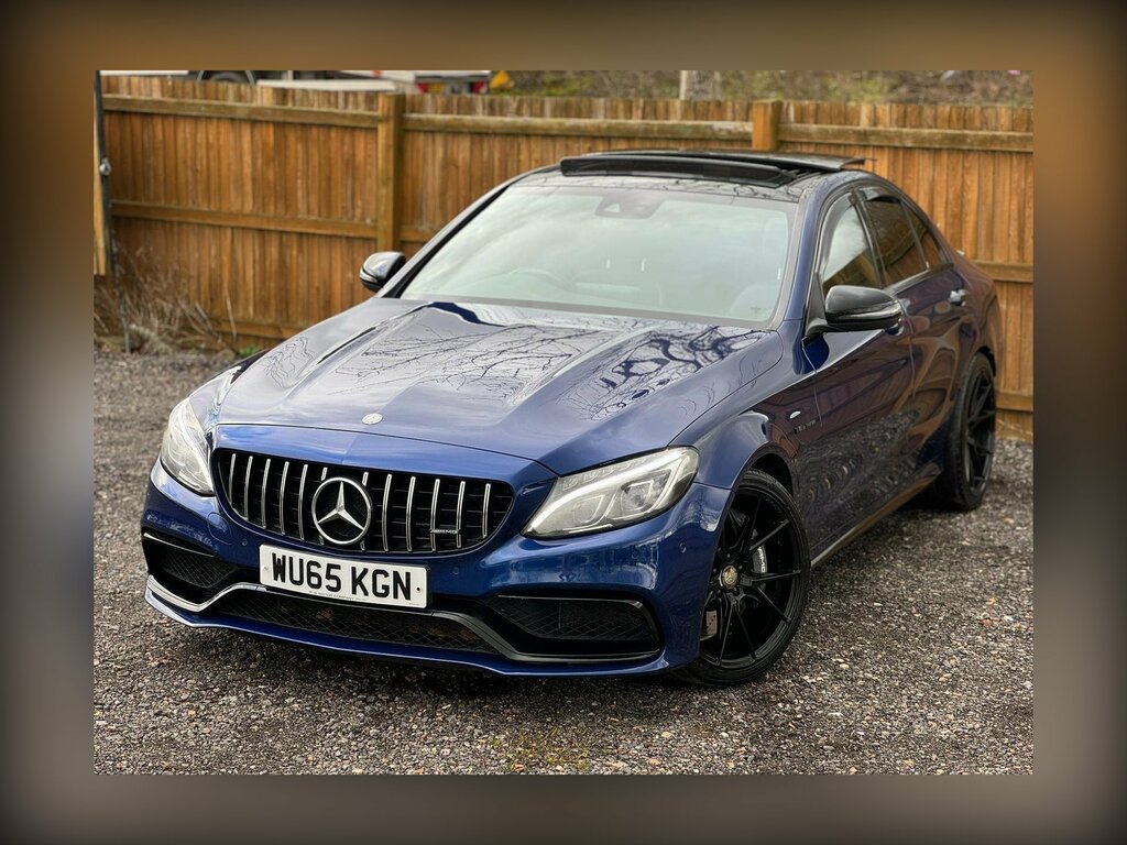 Mercedes-Benz C Class 4.0 C63 V8 Biturbo Amg Premium Spds Mct Euro 6 WU65KGN Blue #3