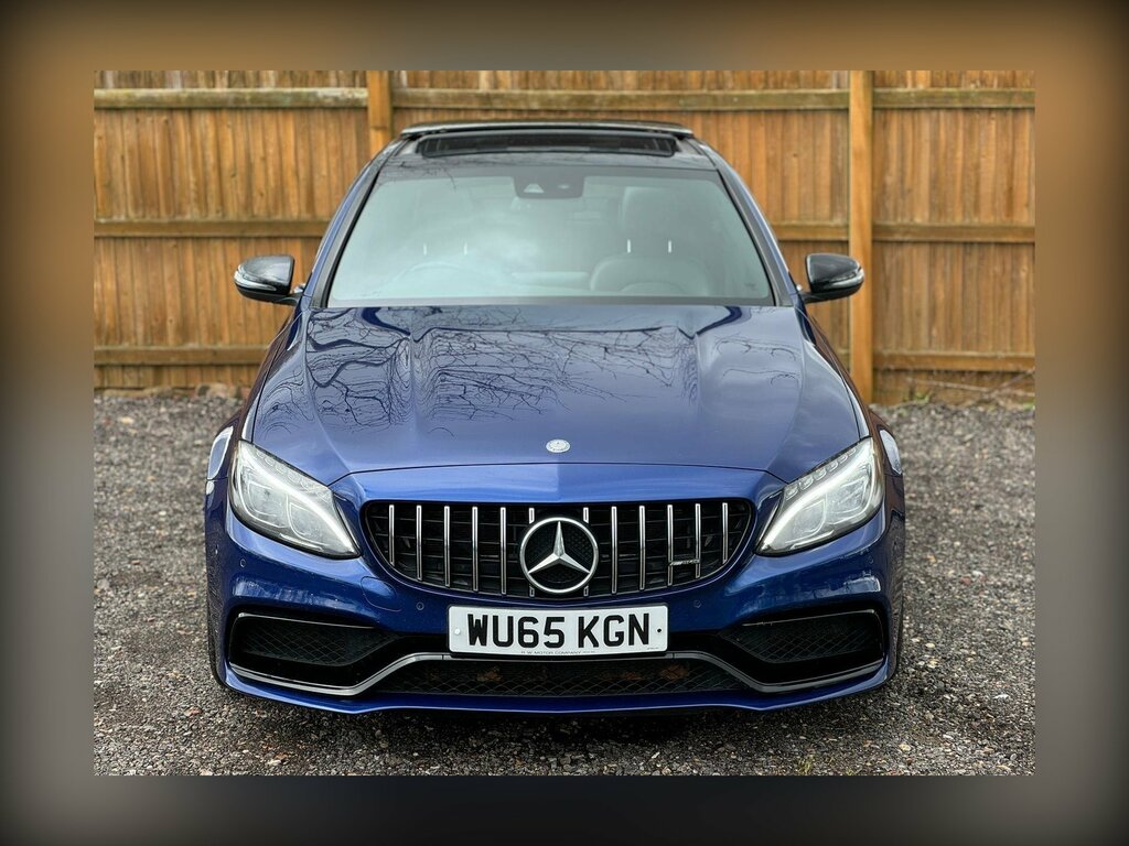 Mercedes-Benz C Class 4.0 C63 V8 Biturbo Amg Premium Spds Mct Euro 6 WU65KGN Blue #2